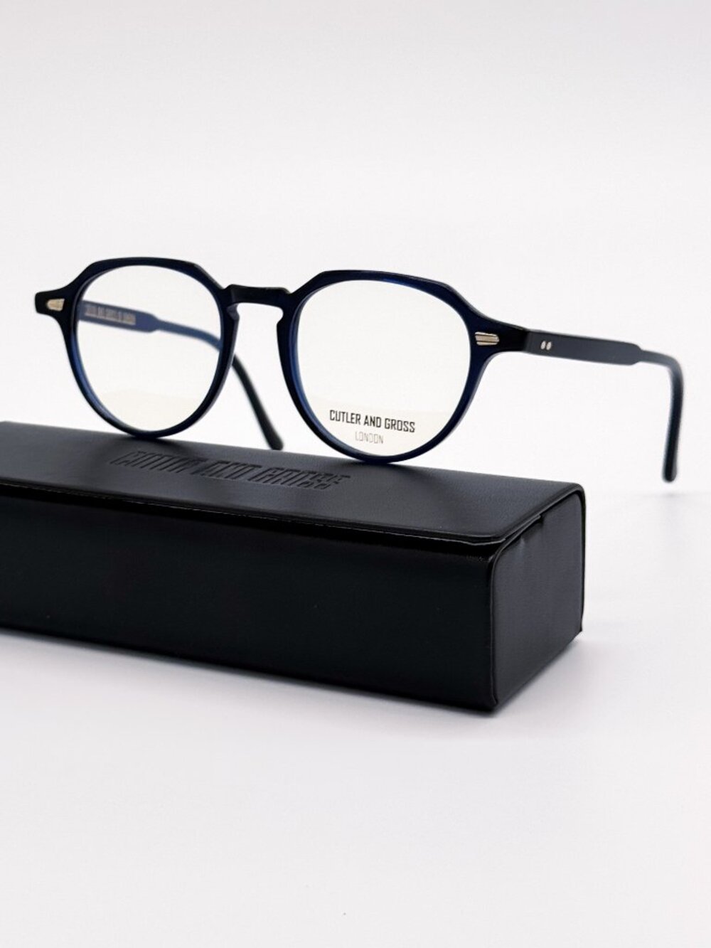 NEW CUTLER AND GROSS CG1313V2 003  EYEGLASSES BLUE UNISEX EYEWEAR
